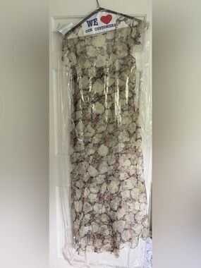 SIR Sofia Low Back Gown in Vivienne Print